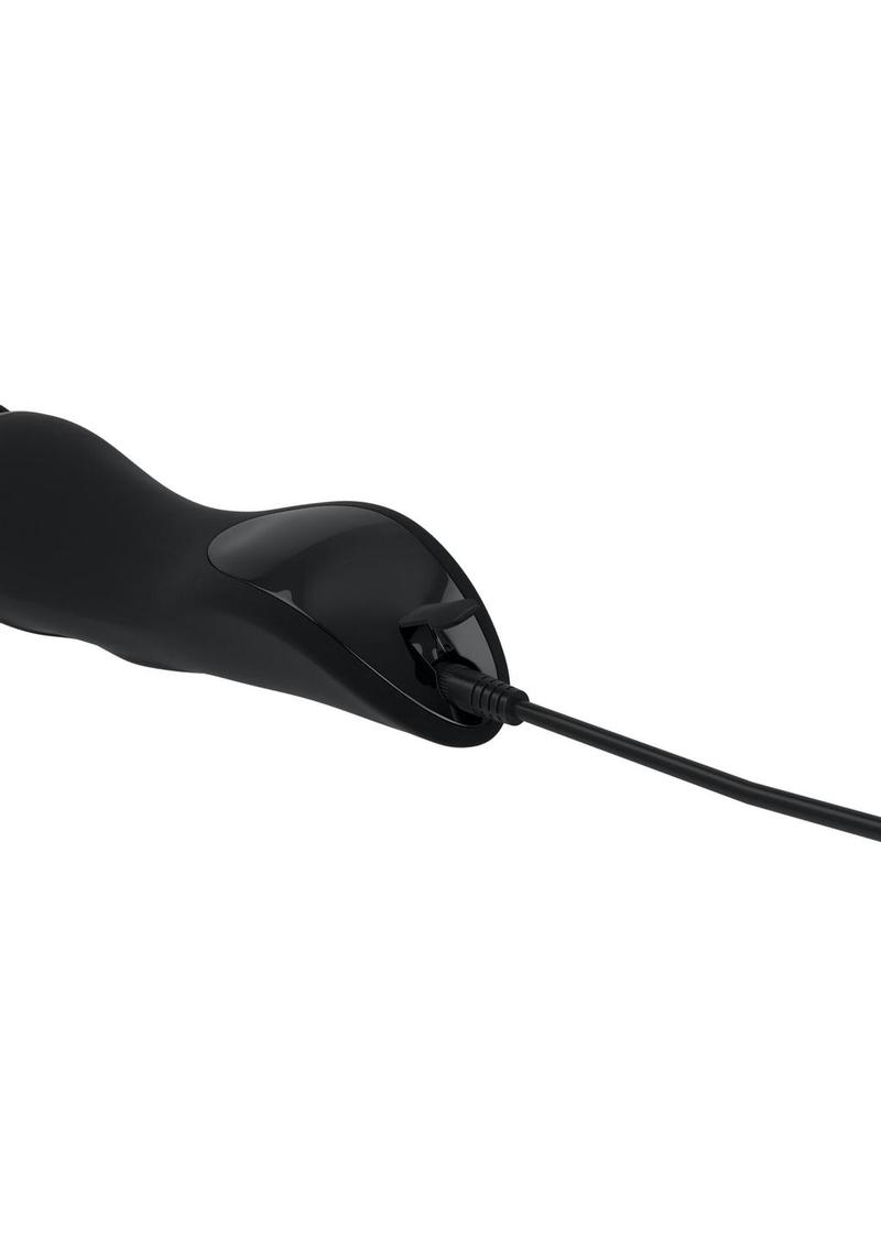 Body Recharger Silicone Rechargeable Wand - Black