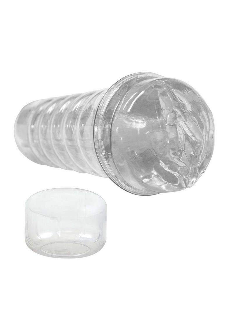 Crystal Vagina Masturbator - Clear