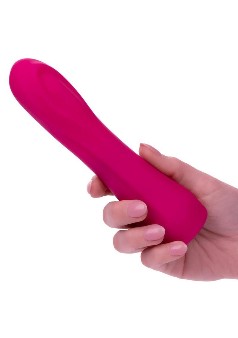 Bliss Rechargeable Silicone G-Spot Vibrator - Pink