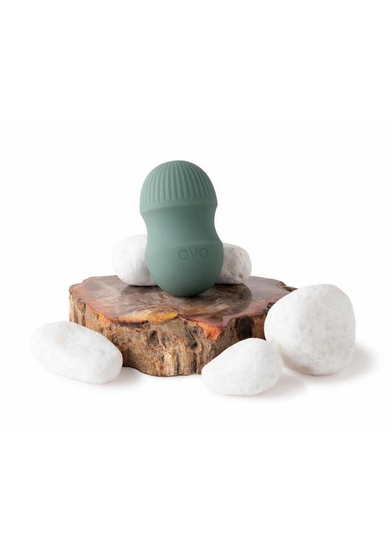 Mojave Mini Rechargeable Silicone Vibrator - Green