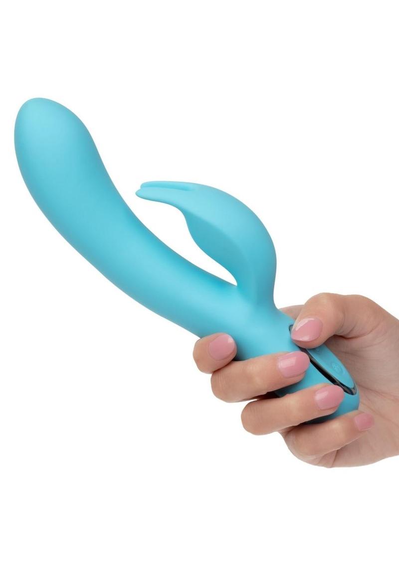 Bunny G Rechargeable Silicone Vibrator - Blue