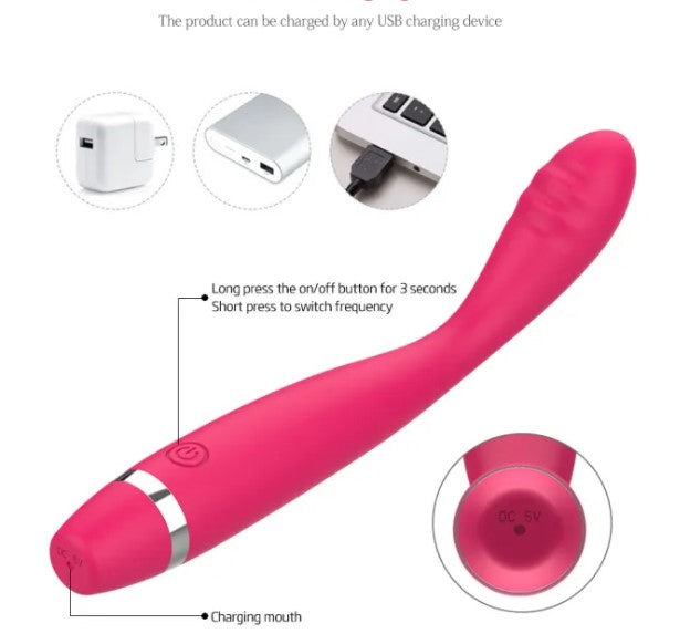 G-Point Wand Massagers Dildo Vibrator - Purple