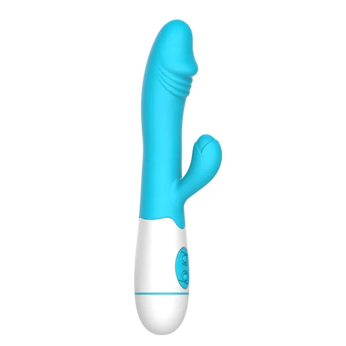 Dual Vibrator Clitoral Stimulator Vibrating Dildo - USB rechargeable