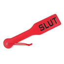 Spanking Paddle [SLUT] PU Leather Spanker