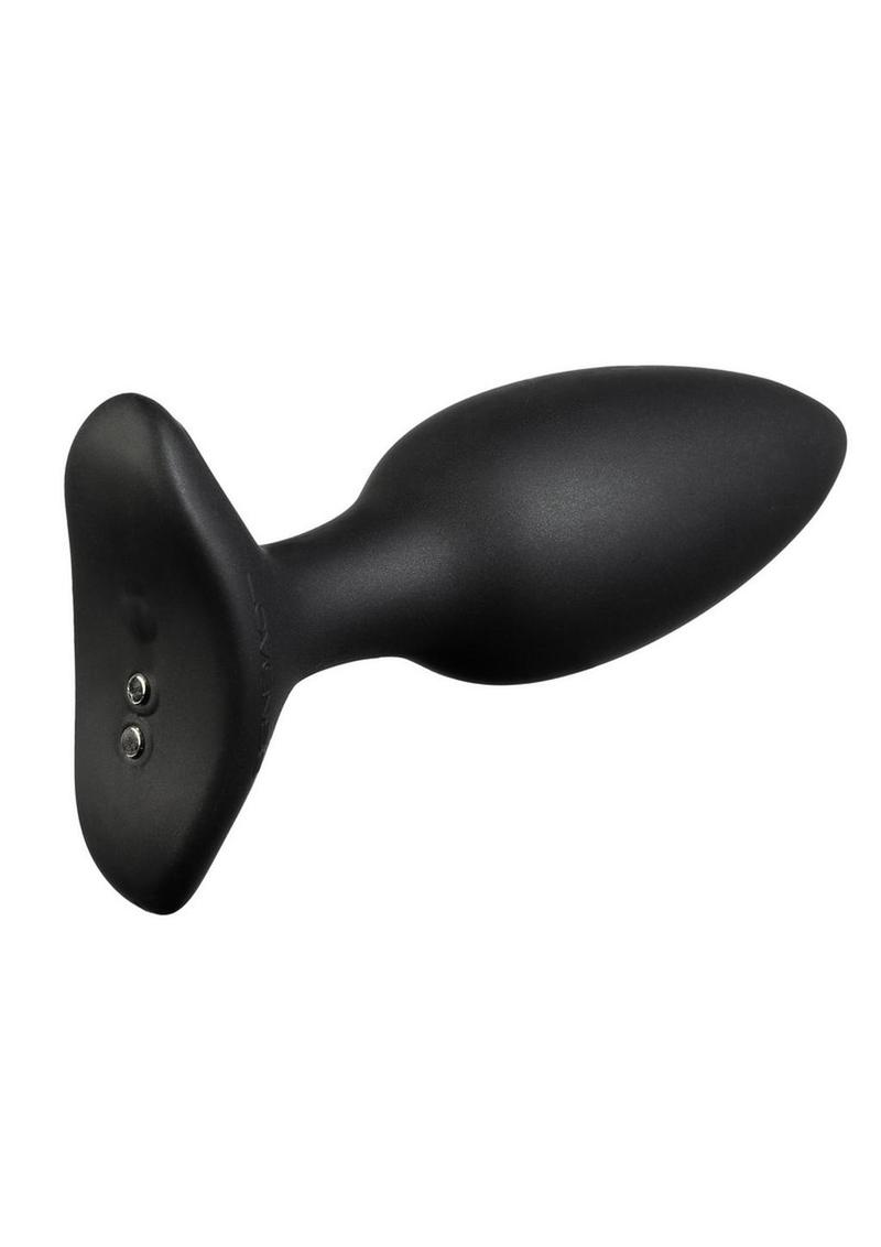 Lovense Hush 2 Rechargeable App Compatible Silicone Vibrating Anal Plug 1.75in