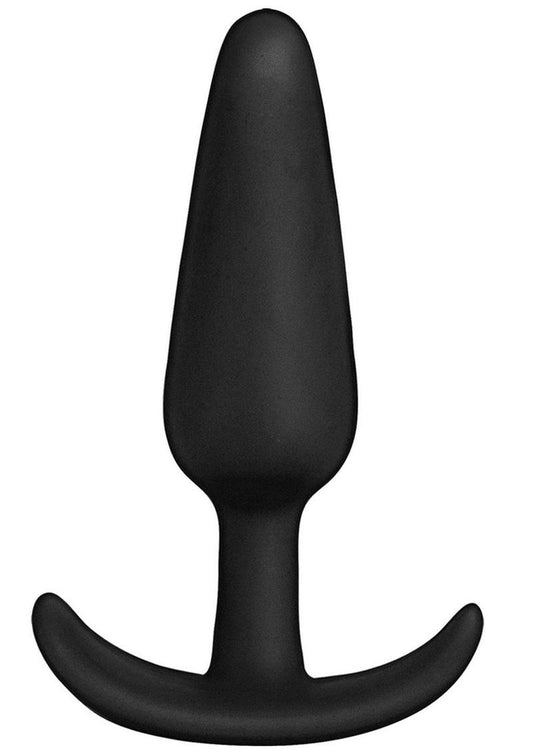 Silicone Anal Plug 5in - Black