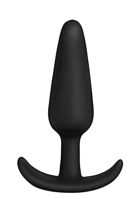 Silicone Anal Plug 4in - Black