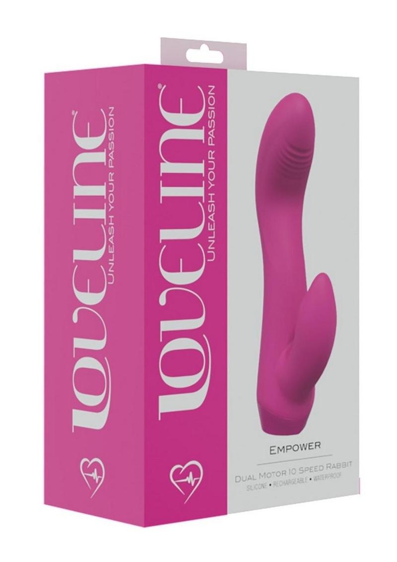Empower Rechargeable Dual Motor 10 Speed Rabbit Vibrator - Pink