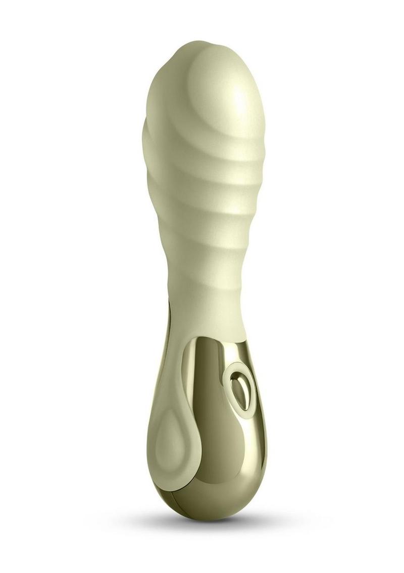 Chloe Rechargeable Silicone Mini Vibrator - Green