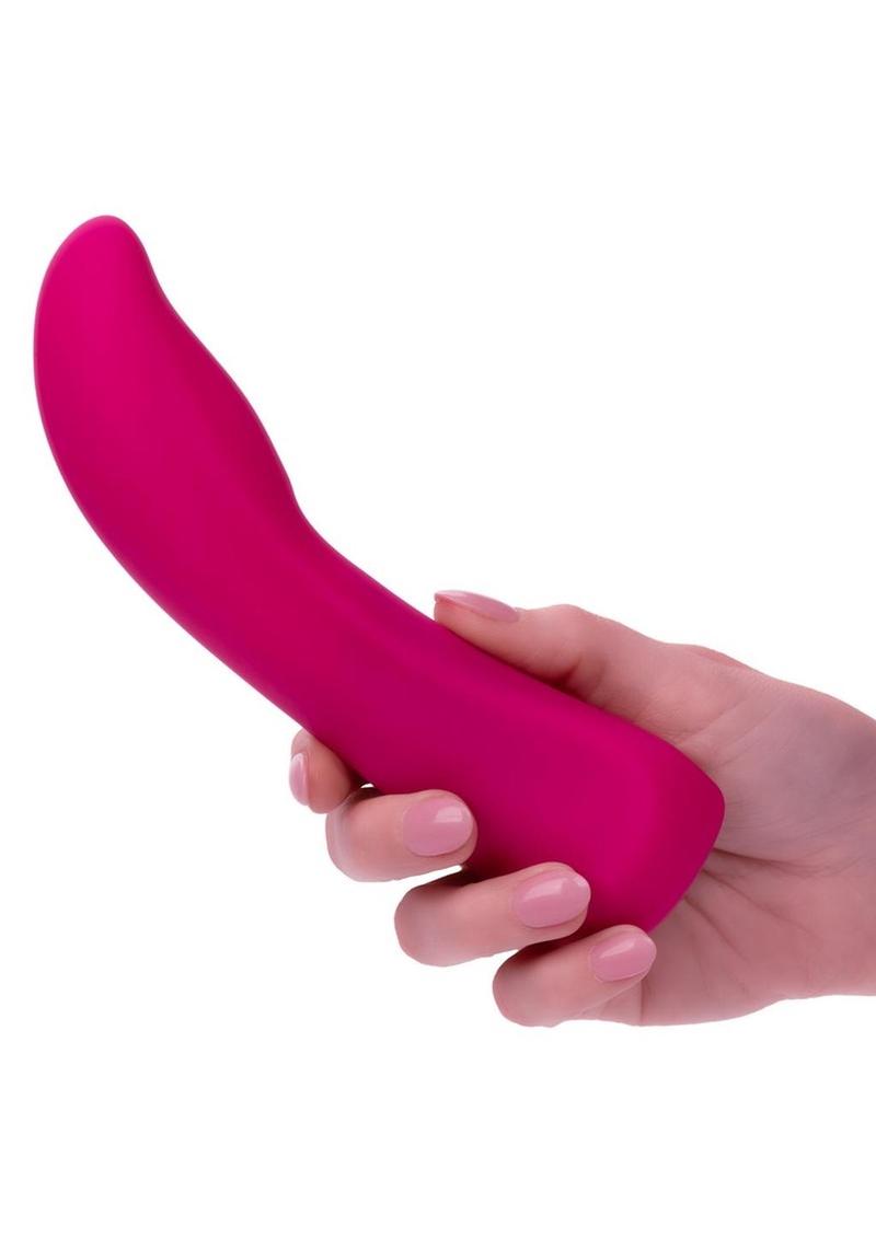 Glider Rechargeable Silicone G-Spot Vibrator - Pink