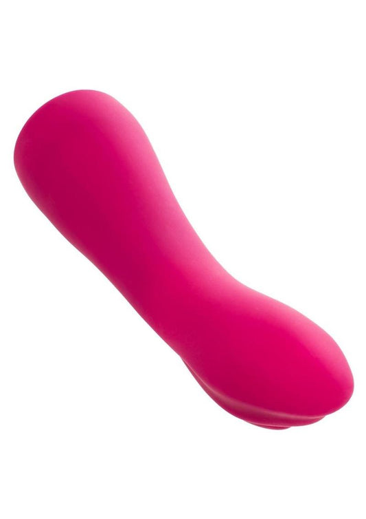 Curve Rechargeable Silicone G-Spot Vibrator - Pink