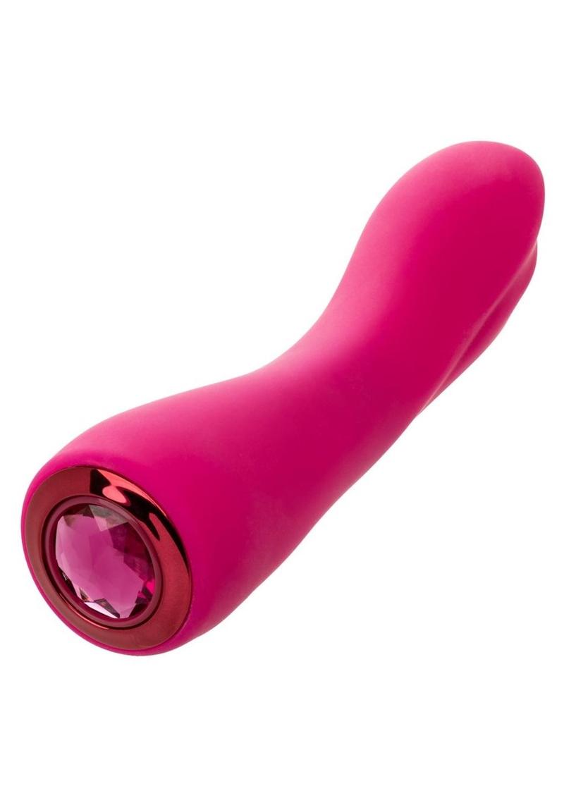 Curve Rechargeable Silicone G-Spot Vibrator - Pink