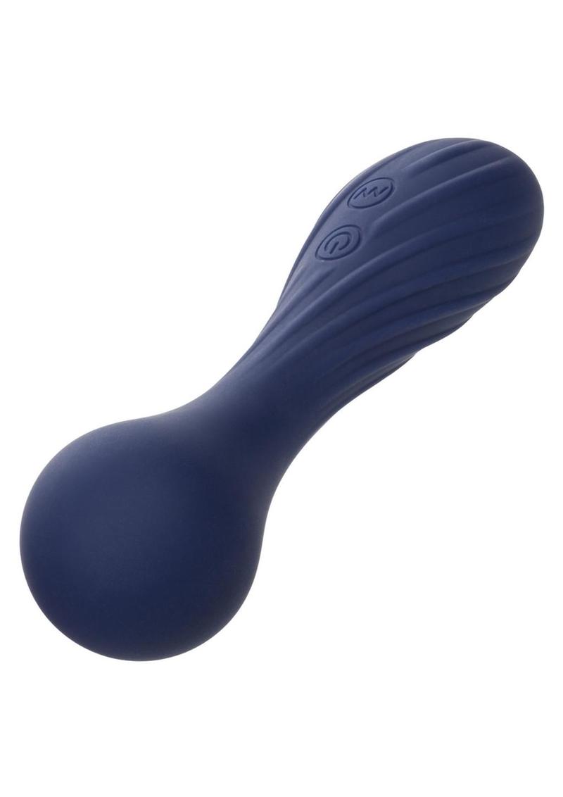 Temptation Rechargeable Silicone Massager Wand - Blue