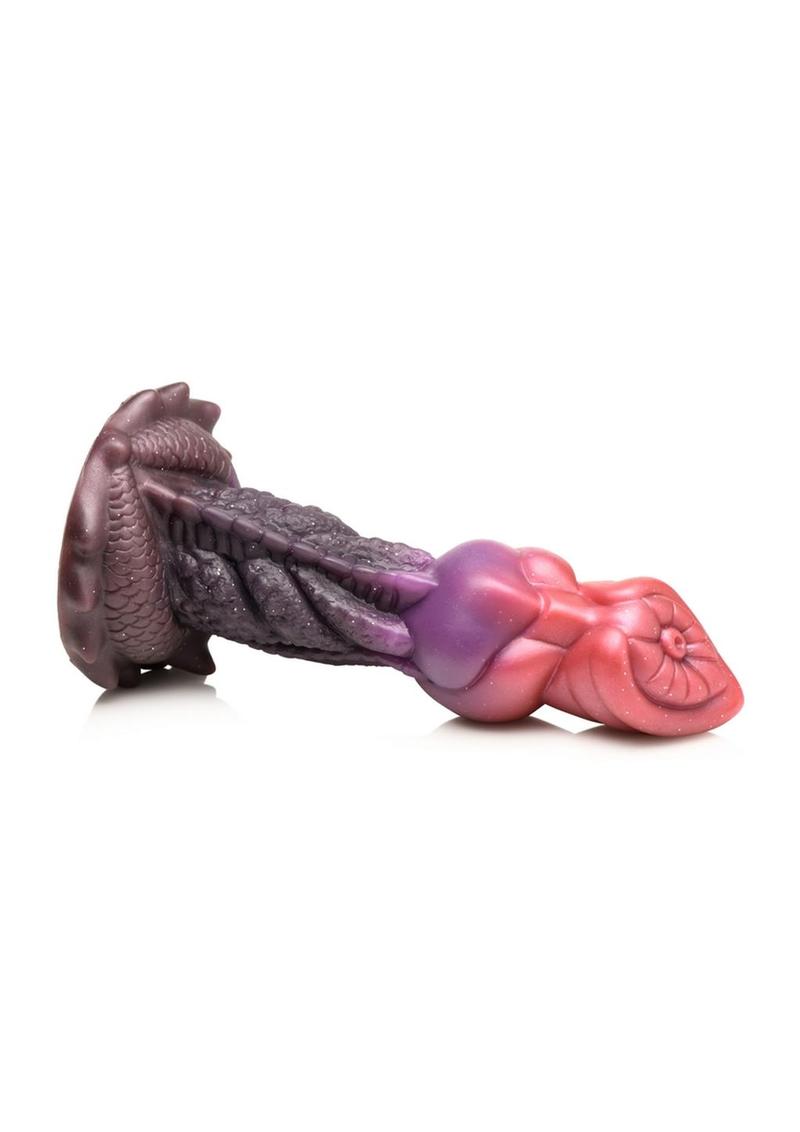 Cocks Deep Diver Silicone Dildo - Red/Brown