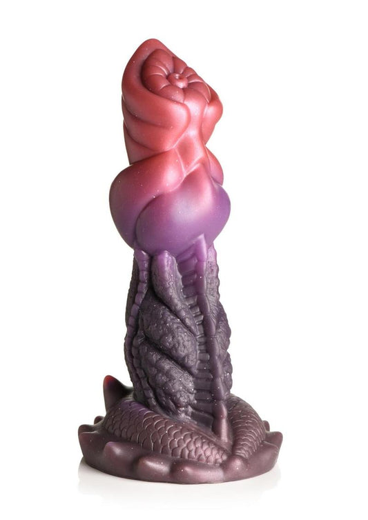 Cocks Deep Diver Silicone Dildo - Red/Brown