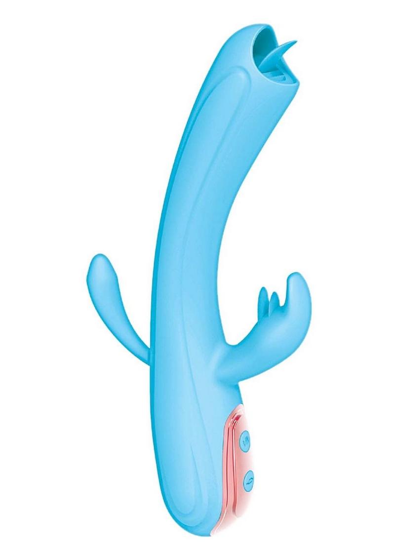 Rechargeable Silicone Flickering Tongue Vibrator