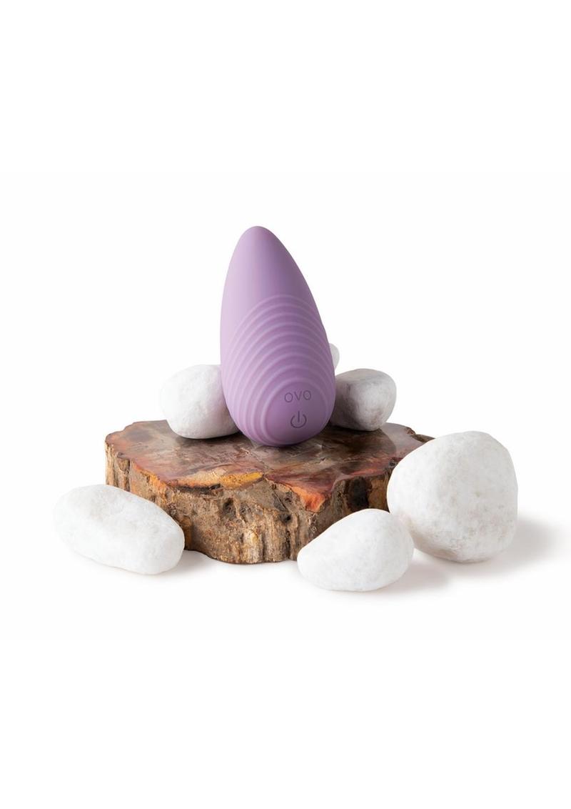 Gobi Rechargeable Silicone Layon Vibrator - Purple