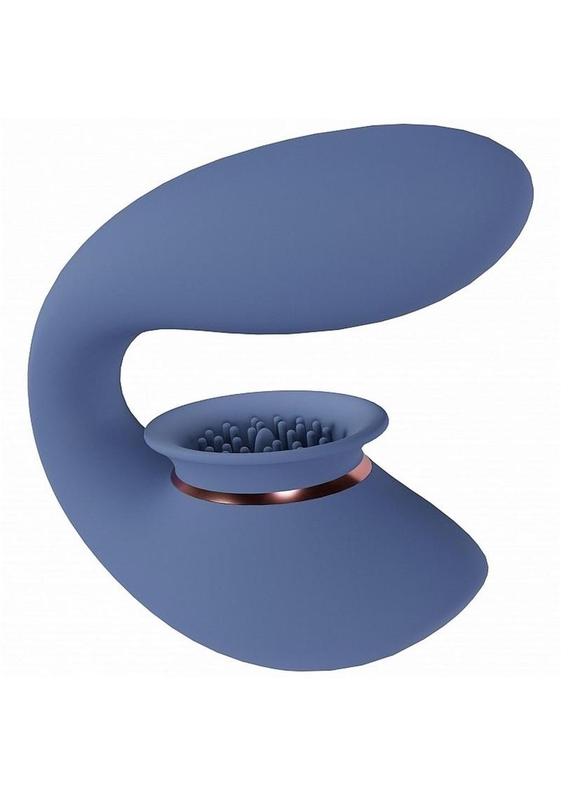 Twitch 3 Silicone Rechargeable Suction & Tongue Vibrator