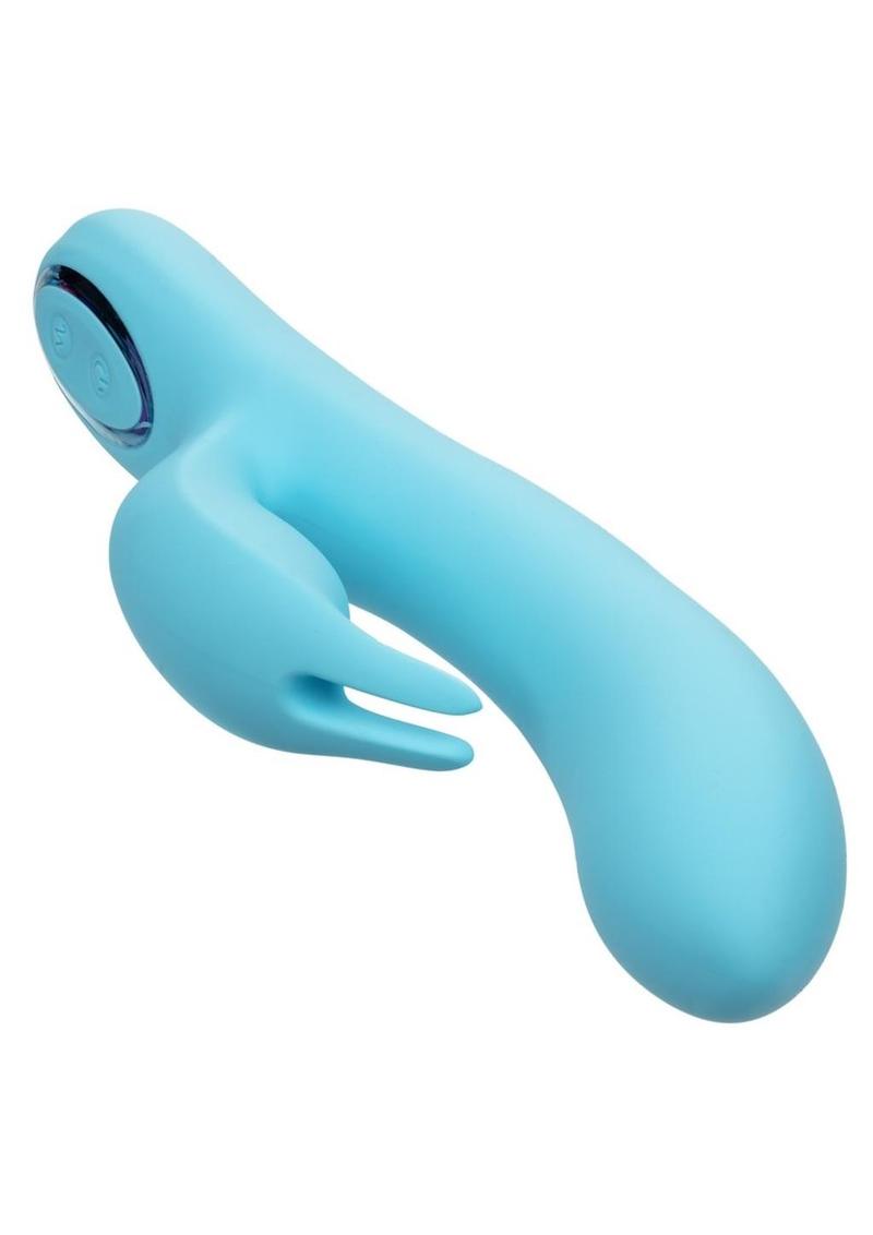 Bunny G Rechargeable Silicone Vibrator - Blue