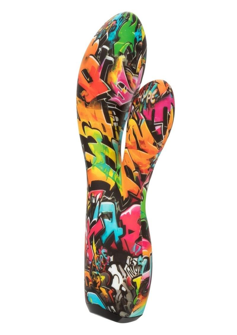 Stim Rechargeable Silicone Rabbit Vibrator - Multicolor