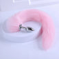 Fox Tail With Metal Anal Butt Plug