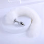 Fox Tail With Metal Anal Butt Plug